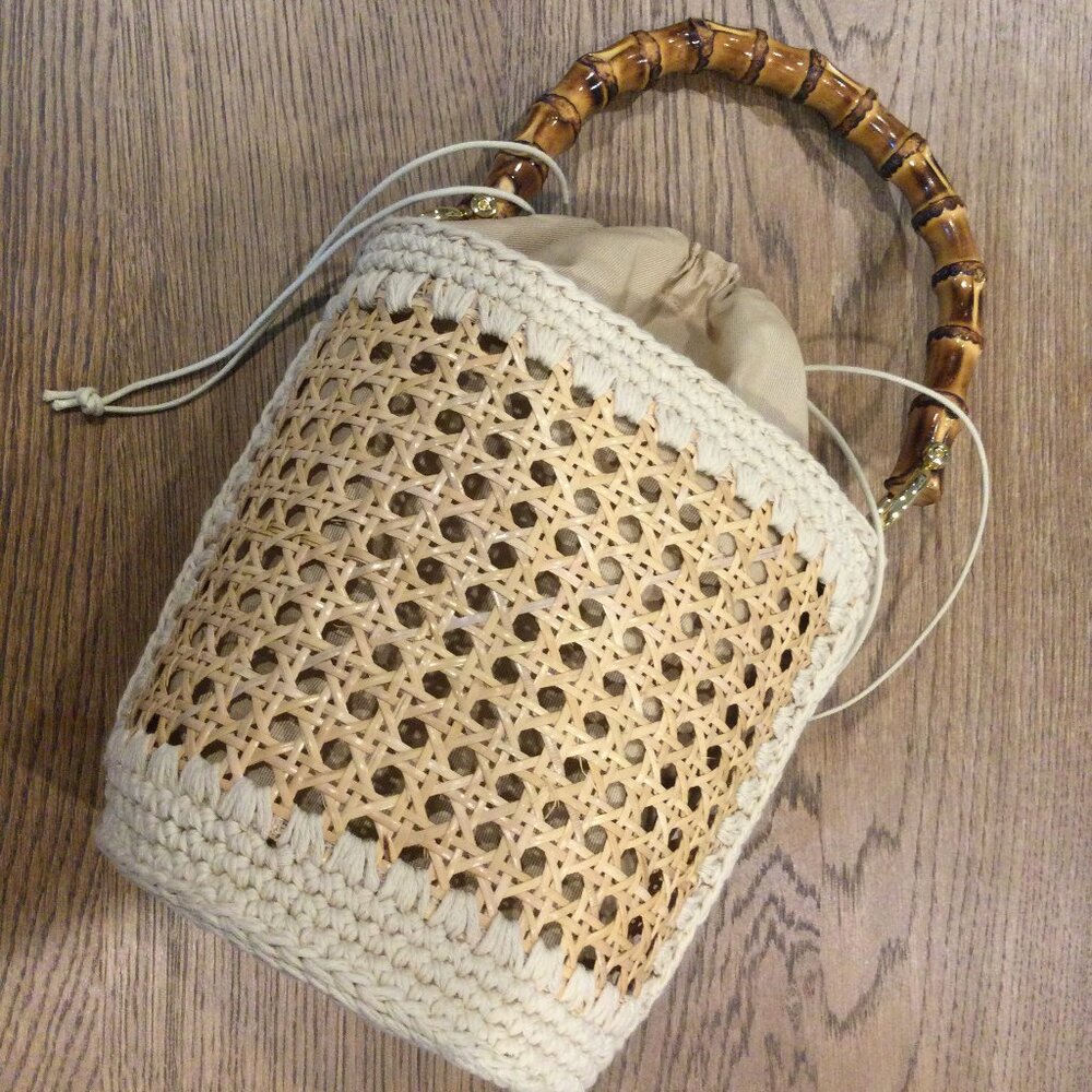 Caterina Bertini Woven Bucket Bag - Picture 2 of 10